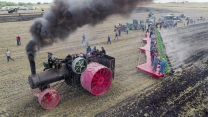 Biggest Steam Tractor Ever Made Pulling Massive Bottoms Plow