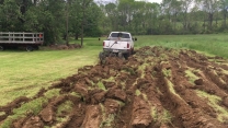 Plowing Field With a Pickup